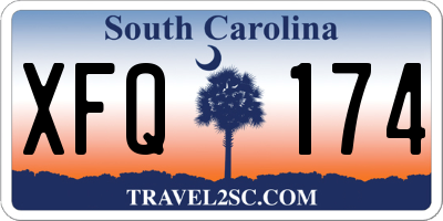 SC license plate XFQ174