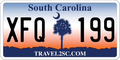 SC license plate XFQ199