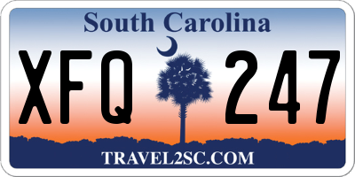 SC license plate XFQ247