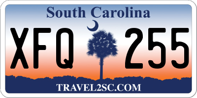 SC license plate XFQ255