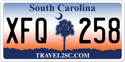 SC license plate XFQ258