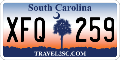 SC license plate XFQ259