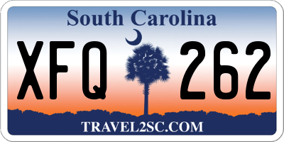 SC license plate XFQ262