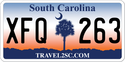SC license plate XFQ263