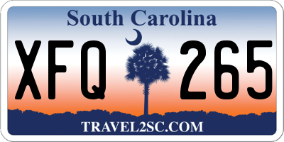 SC license plate XFQ265