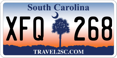 SC license plate XFQ268