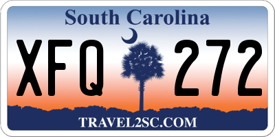 SC license plate XFQ272