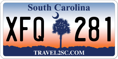 SC license plate XFQ281