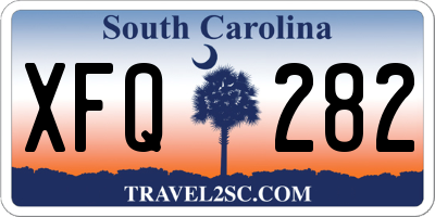 SC license plate XFQ282