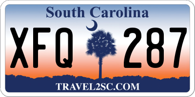 SC license plate XFQ287