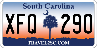 SC license plate XFQ290