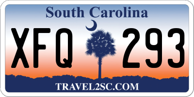 SC license plate XFQ293