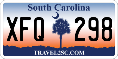 SC license plate XFQ298