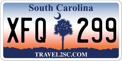 SC license plate XFQ299