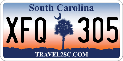 SC license plate XFQ305