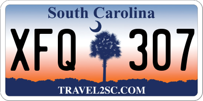SC license plate XFQ307