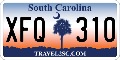 SC license plate XFQ310