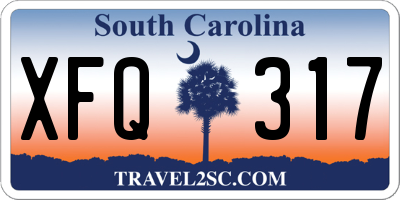 SC license plate XFQ317