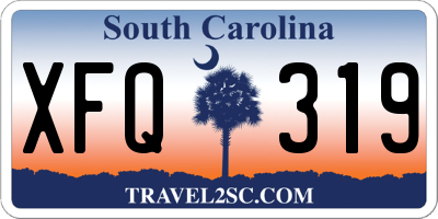 SC license plate XFQ319
