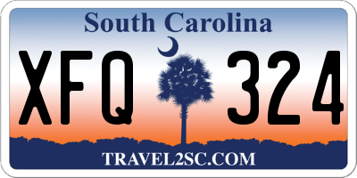 SC license plate XFQ324