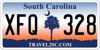 SC license plate XFQ328