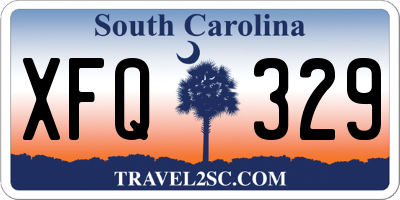 SC license plate XFQ329