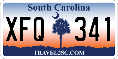 SC license plate XFQ341