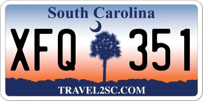 SC license plate XFQ351