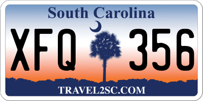 SC license plate XFQ356