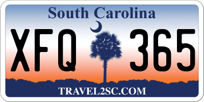 SC license plate XFQ365