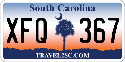 SC license plate XFQ367