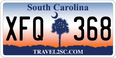 SC license plate XFQ368