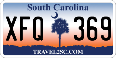 SC license plate XFQ369