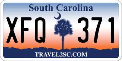 SC license plate XFQ371