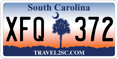 SC license plate XFQ372