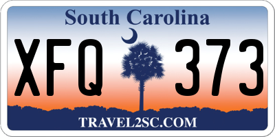 SC license plate XFQ373