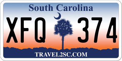 SC license plate XFQ374