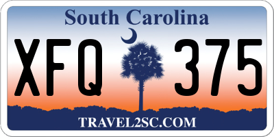 SC license plate XFQ375