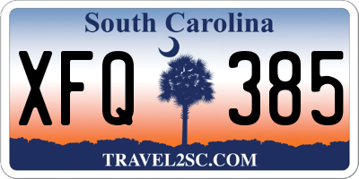 SC license plate XFQ385