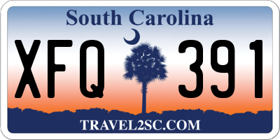 SC license plate XFQ391