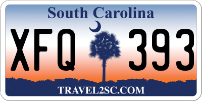 SC license plate XFQ393