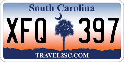 SC license plate XFQ397