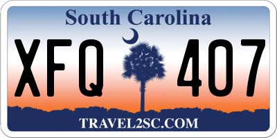 SC license plate XFQ407