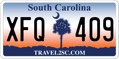 SC license plate XFQ409