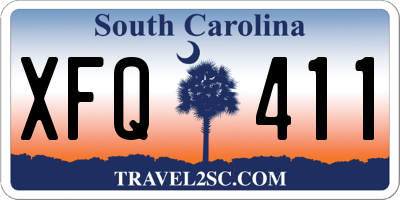 SC license plate XFQ411