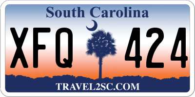 SC license plate XFQ424