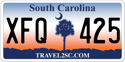 SC license plate XFQ425