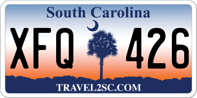 SC license plate XFQ426