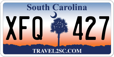 SC license plate XFQ427