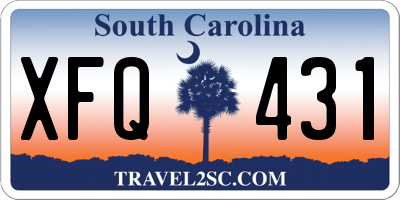 SC license plate XFQ431